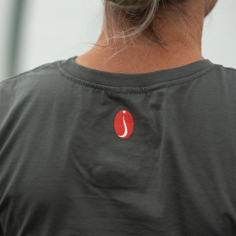 Women's Basic Tee – Charcoal, L 4 Women's Basic Tee – Charcoal, L - Image 2