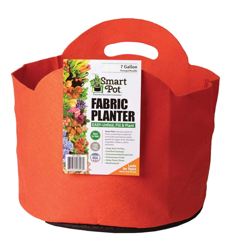 Smart Pot® Vivid Color, Mandarin Orange – 7 Gal. 3 Smart Pot® Vivid Color, Mandarin Orange – 7 Gal.