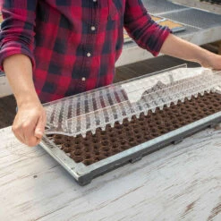 Paperpot Dibble Board -Garden Seed Shop 07735 02 paperpot dibble board