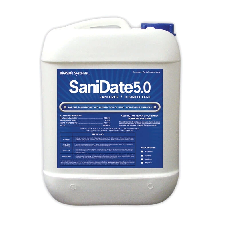 SaniDate® 5.0 Liquid Sanitizer – 2.5 Gal. 3 SaniDate® 5.0 Liquid Sanitizer – 2.5 Gal.