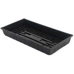 Endurance Deep Tray (No Holes), Black – 24 Count